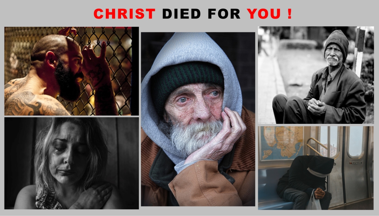 collage of sad people.